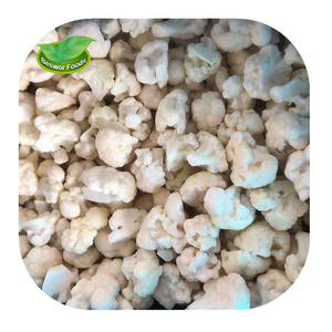 China supplier IQF vegetable quick freezing cauliflower florets cut frozen cauliflower