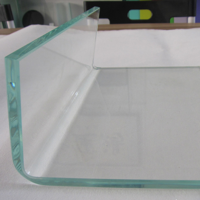 custom big size curved tempered laminated glass bent double toughened laminated glass panels