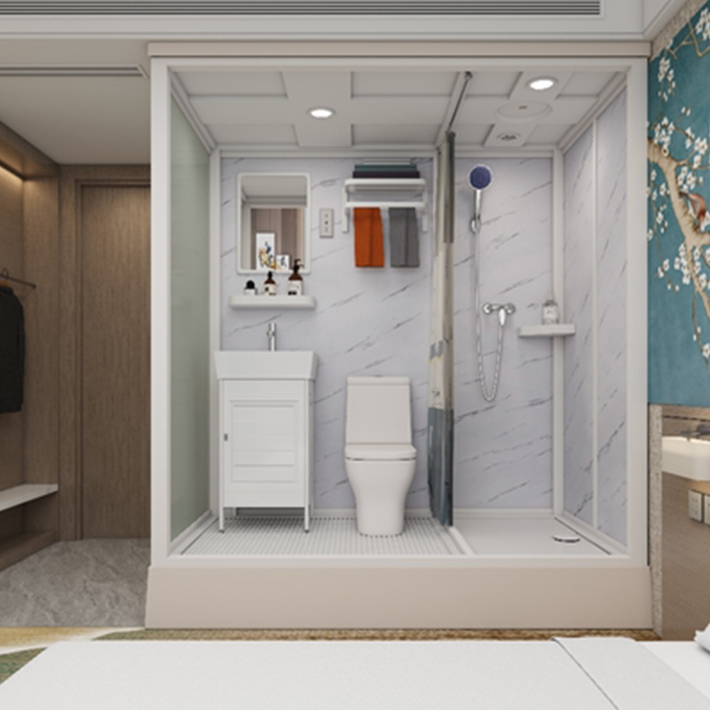 Integrated Shower Room Prefabricated Bathroom Pod Ready Made Bathroom