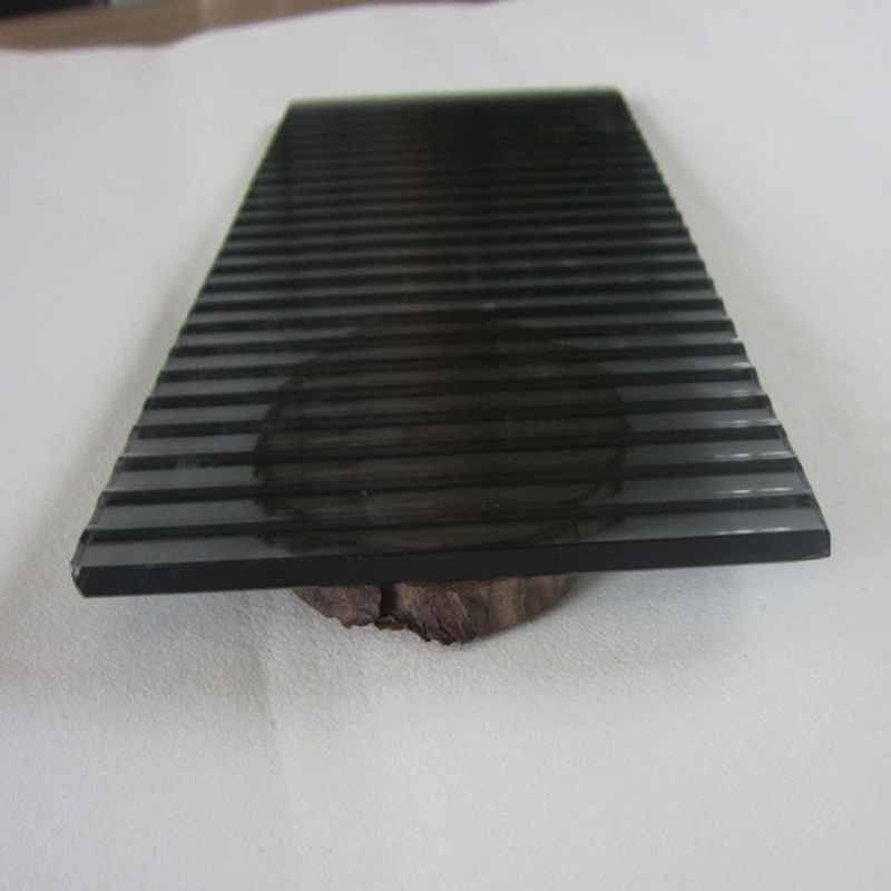 6mm 8mm 10mm Changhong Tempered Fluted Ribbed Moru Pattern Glass For Door And Partition