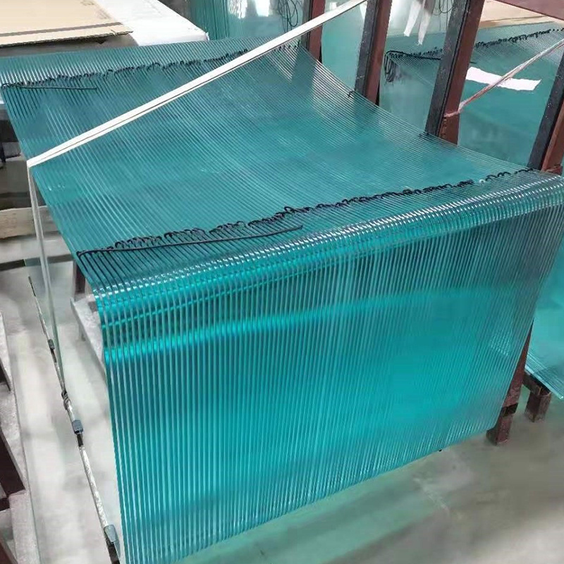 glass slab 10mm 12mm 8mm 5mm tempered glass custom bulk clear or blue for sunroom window door tempered glass fence panels