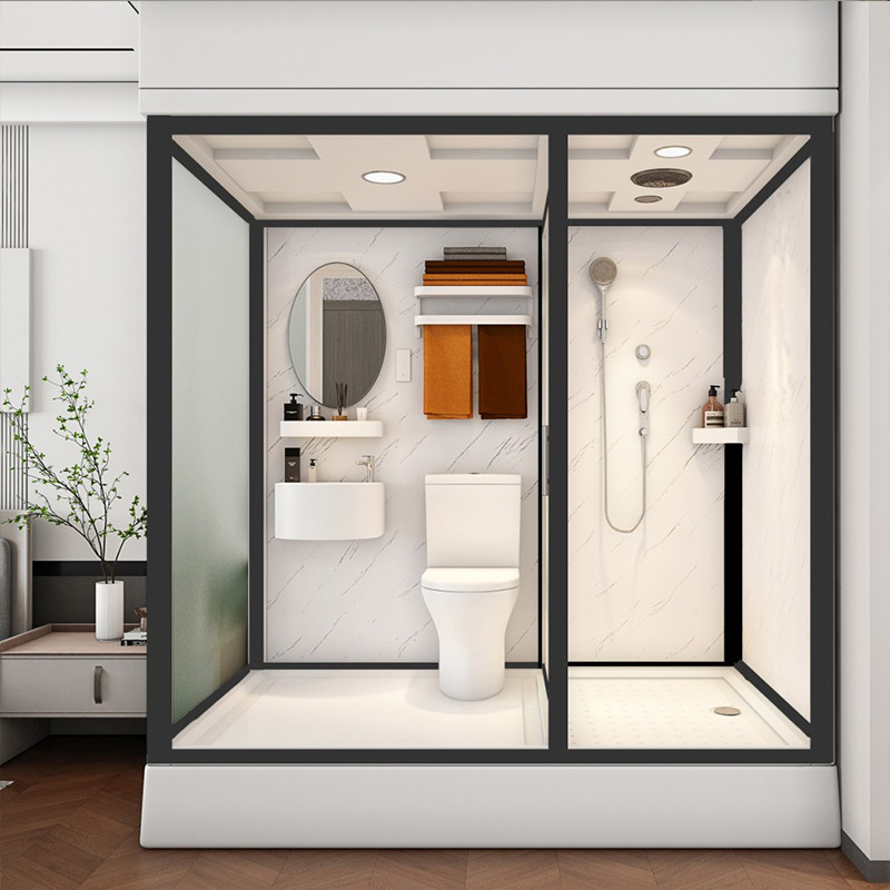 Integrated Shower Room Prefabricated Bathroom Pod Ready Made Bathroom