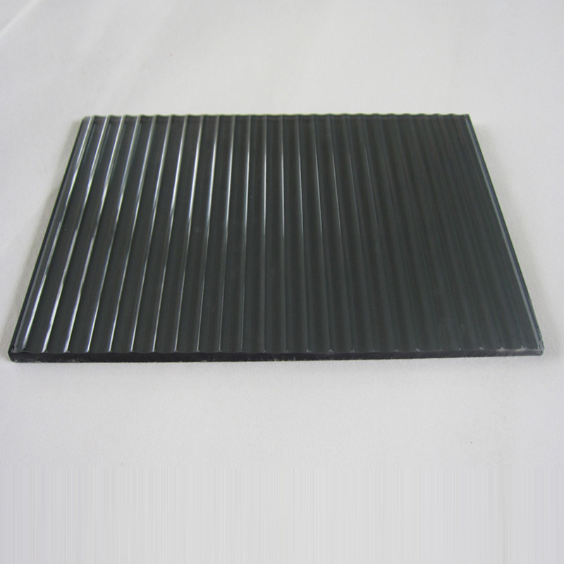 6mm 8mm 10mm Changhong Tempered Fluted Ribbed Moru Pattern Glass For Door And Partition