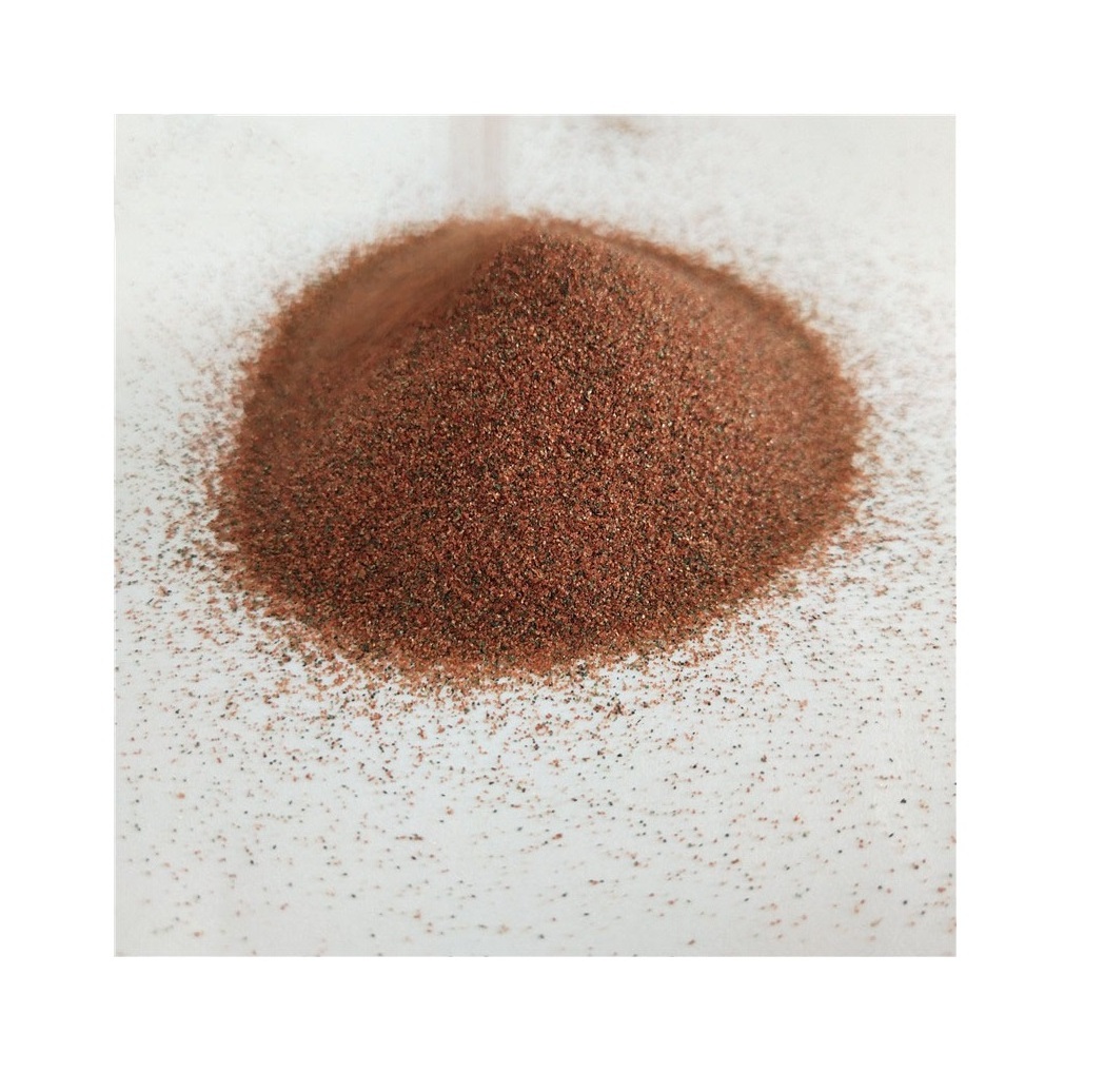 50-80 mesh Garnet Abrasive Sand For blasting by abrasives Red brown Almandine Garnet Sand in stock