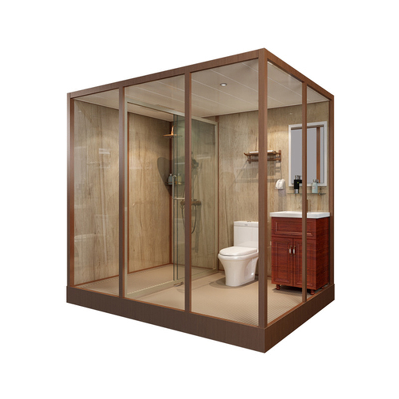 Integrated Bathroom All-in-one Bathroom Pod Whole Shower Room Units Prefabricated Bathroom Units including sink and toilet