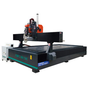 CNC Stone Carving Engraver Router CNC Granite Marble Tombstone Cutter Machinery