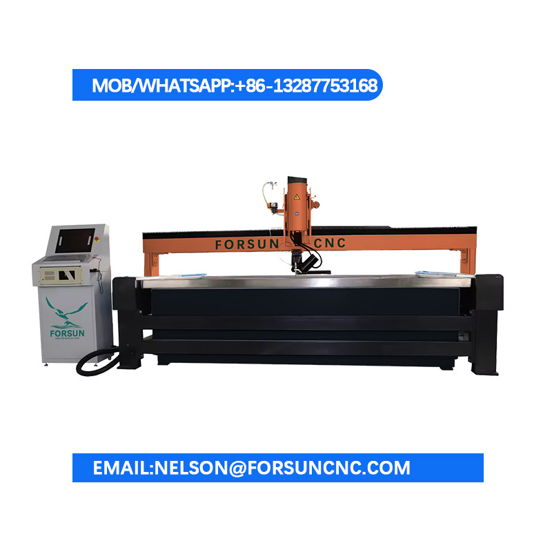 2024 19% discount! 3000mm*2000mm water jet stone cutting machine water jet cutter stone 5 axis cnc water jet cutting machine