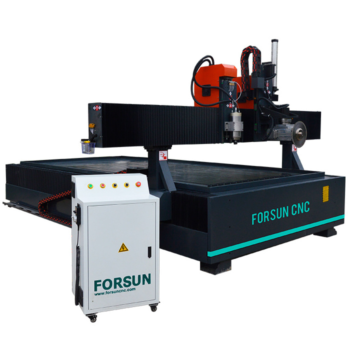 7% discount Best quality and price 4 axis cnc stone/granite/marble engraving and carving machine 1290