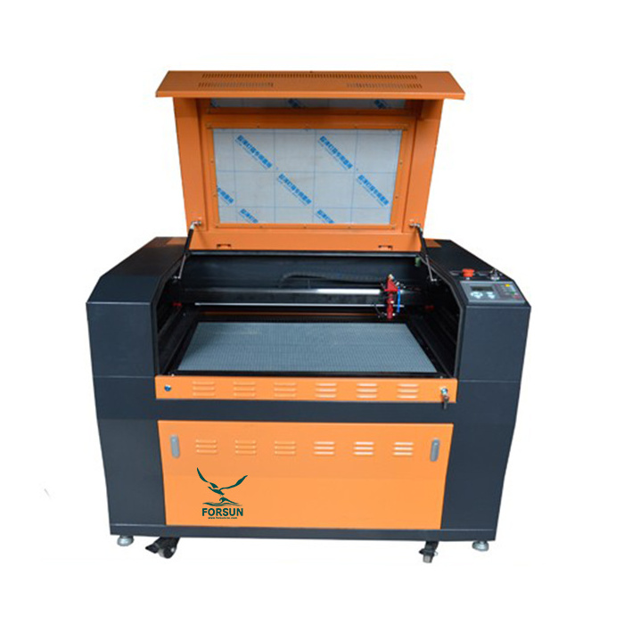 Co2  laser engraving machine for non metal material wood organic glass plastic garments paper leather rubber 150W Reci