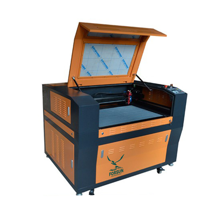 Co2  laser engraving machine for non metal material wood organic glass plastic garments paper leather rubber 150W Reci