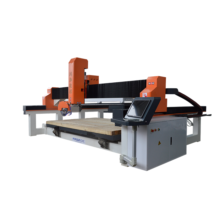 27% Discount 2023 Newset Sale 5 axis bridge saw type cnc stone cutting machine for marble granite quartz kitchen table