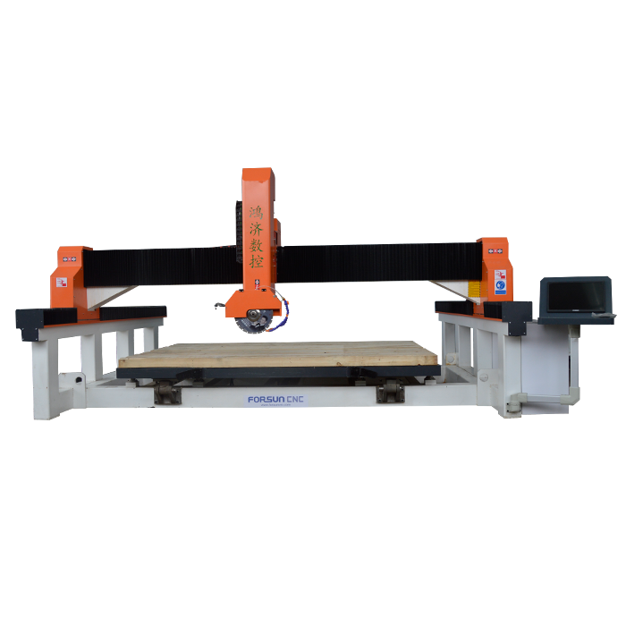 27% Discount 2023 Newset Sale 5 axis bridge saw type cnc stone cutting machine for marble granite quartz kitchen table