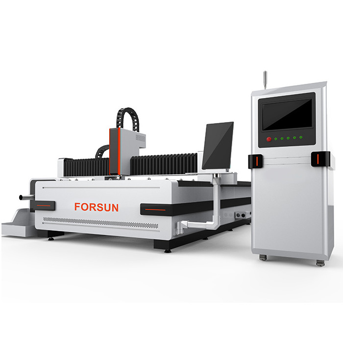 Industry sheet metal cutting with full enclosed cabinet exchange tables 1000w 2000w CNC fiber laser cutting machine