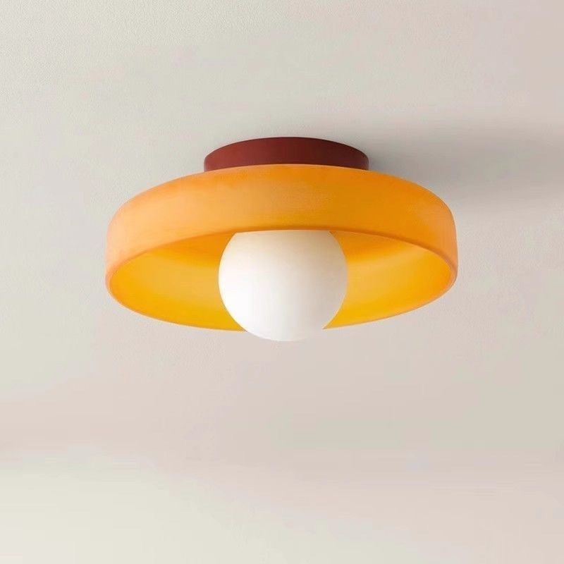 Nordic Round Memphis Style Ceiling Flush Mount Lamp Entryway Bedroom Indoor Modern Minimalist Surface Mounted LED Ceiling Light