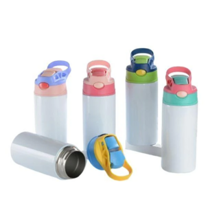 Eco-Friendly Custom Printing 350Ml Cute Baby Sippy Cup Straight Sublimation Tumbler Water Bottle For Toddlers School