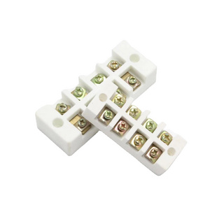 Heat Resistance Steatite Ceramic Terminal Block Connector Insulator Porcelain