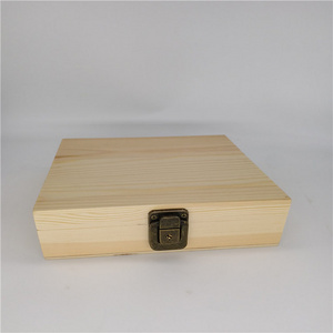 Wooden Stash Box with Latch, Removable Rolling Tray and Inner Lid