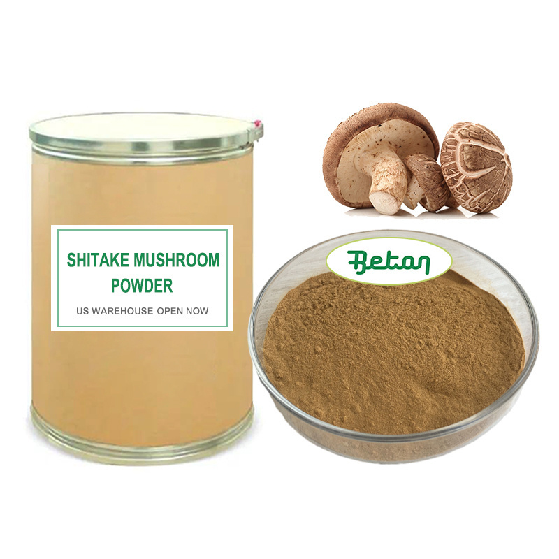 High Quality Natural Plant 30% Polysaccharide Organic Lentinan Mushroom Powder 10:1 20:1 Shiitake Mushroom Extract Powder