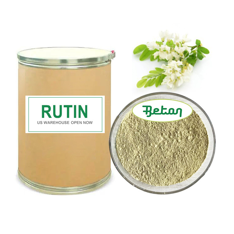 Bulk Supply Natural Quercetin Dihydrate Powder Sophora Japonica Flower Extract 95% 98% Rutin Powder Rutin NF11