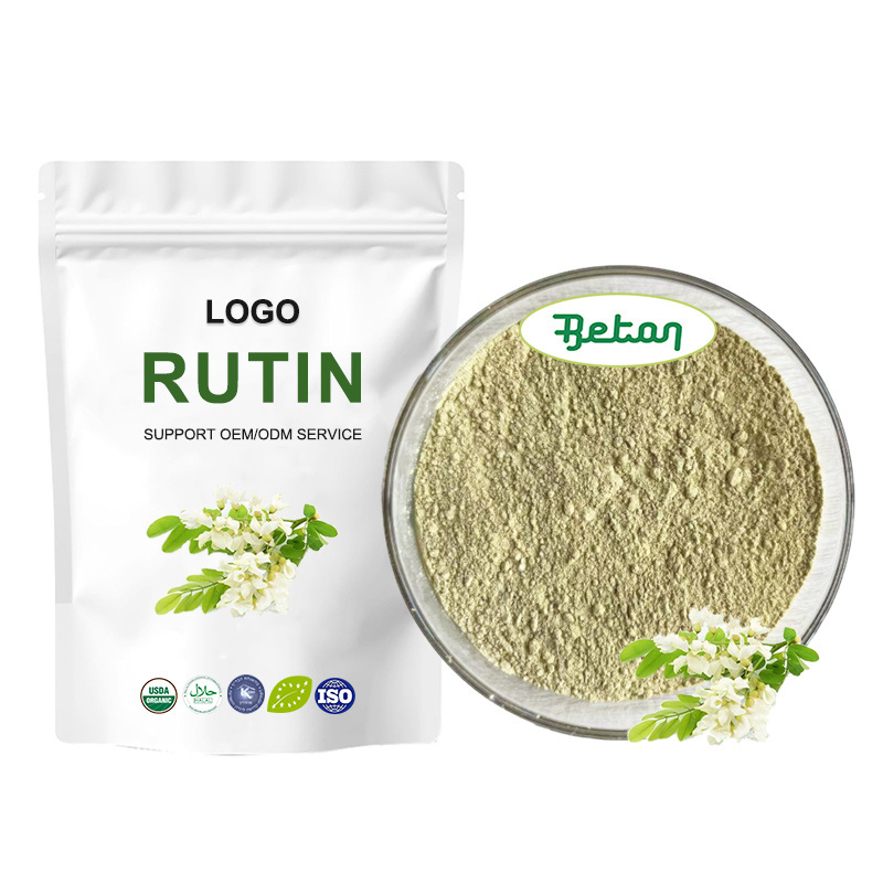 Bulk Supply Natural Quercetin Dihydrate Powder Sophora Japonica Flower Extract 95% 98% Rutin Powder Rutin NF11