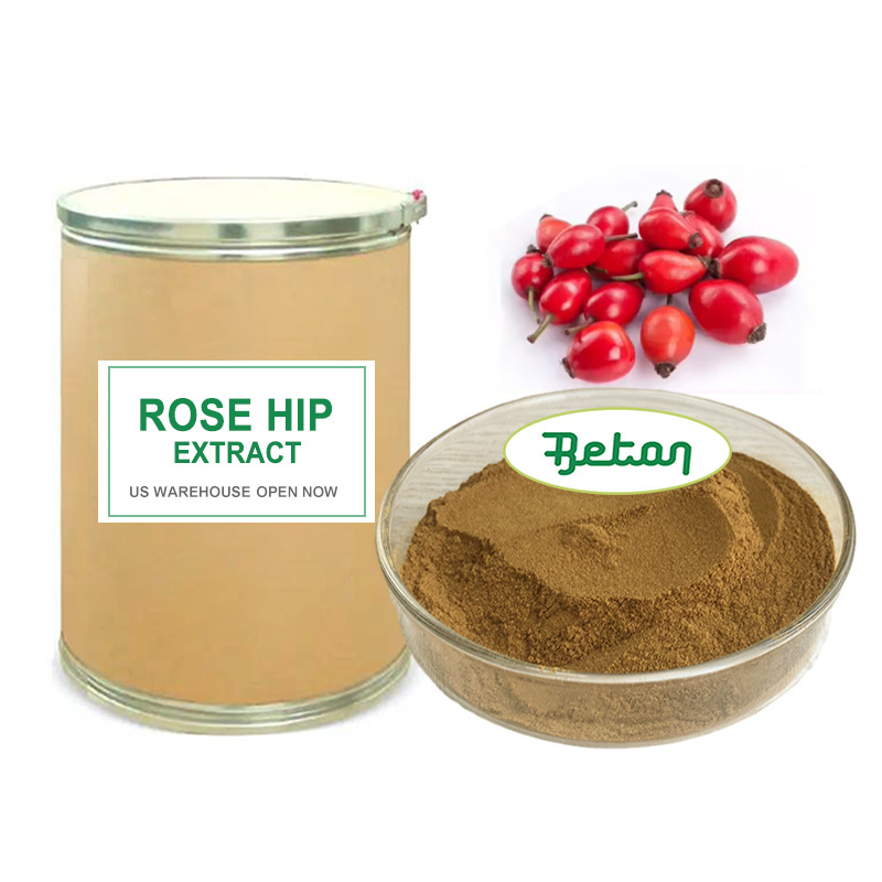 US Warehouse Ingredient 10:1 20:1 VC 10% Rose Hip Extract Vitamin C 10% Powder