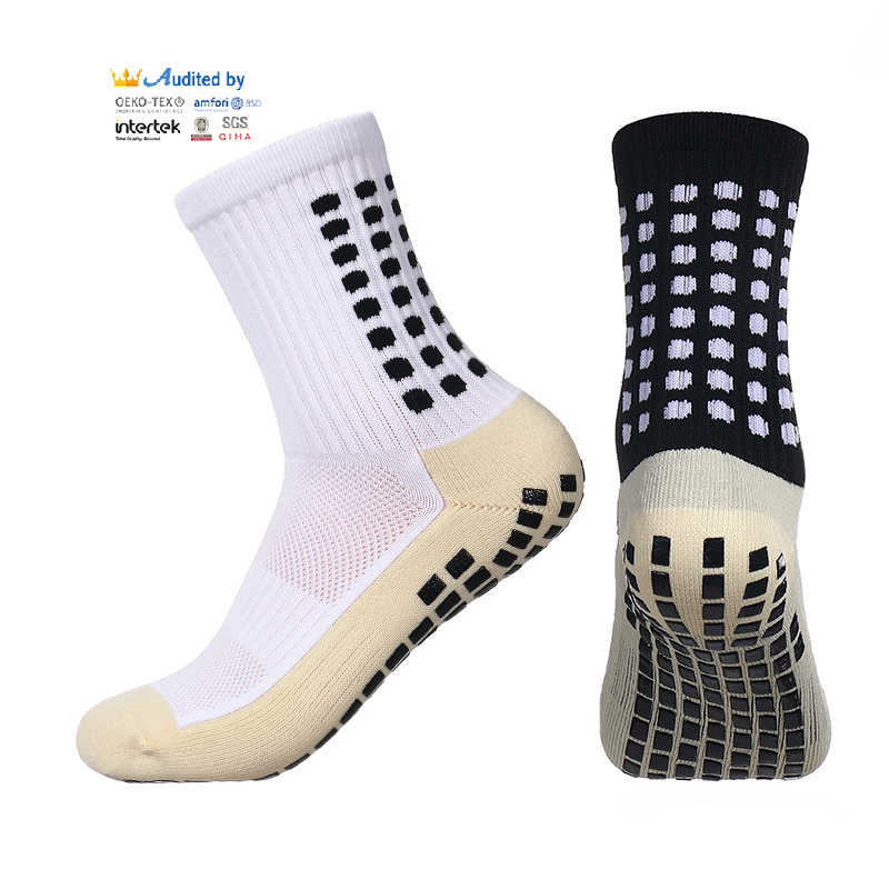 Comfortable Anti Slip and Slip Soccer Football Sports Custom Calcetas Medias Antideslizantes Futbol Grip Soccer Socks