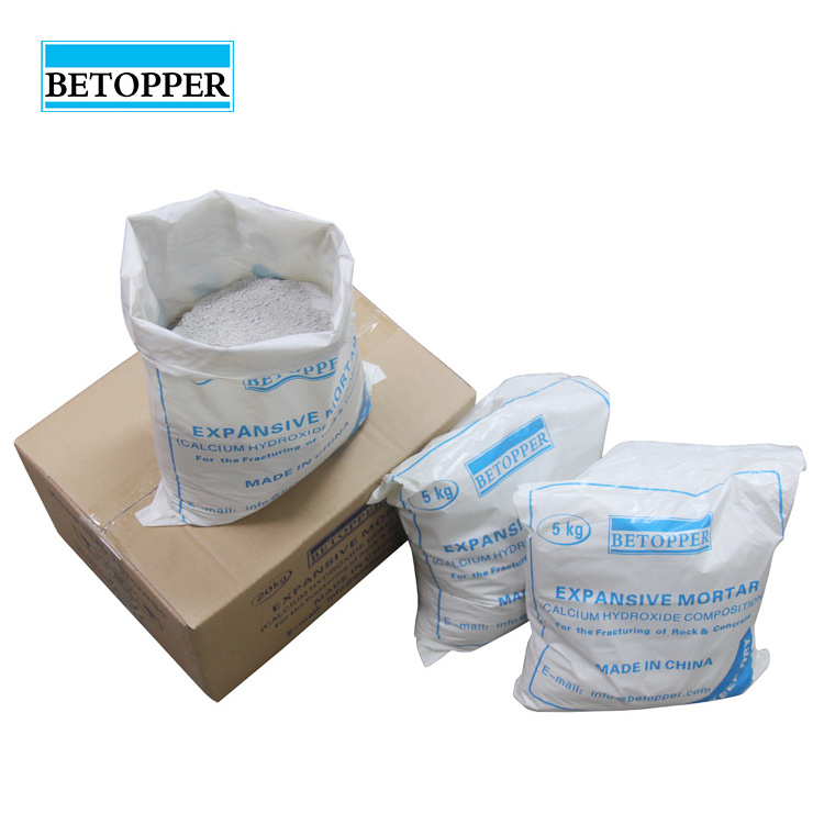 Stone Cracking Chemical Powder Expansive Mortar Rock Blasting Chemicals