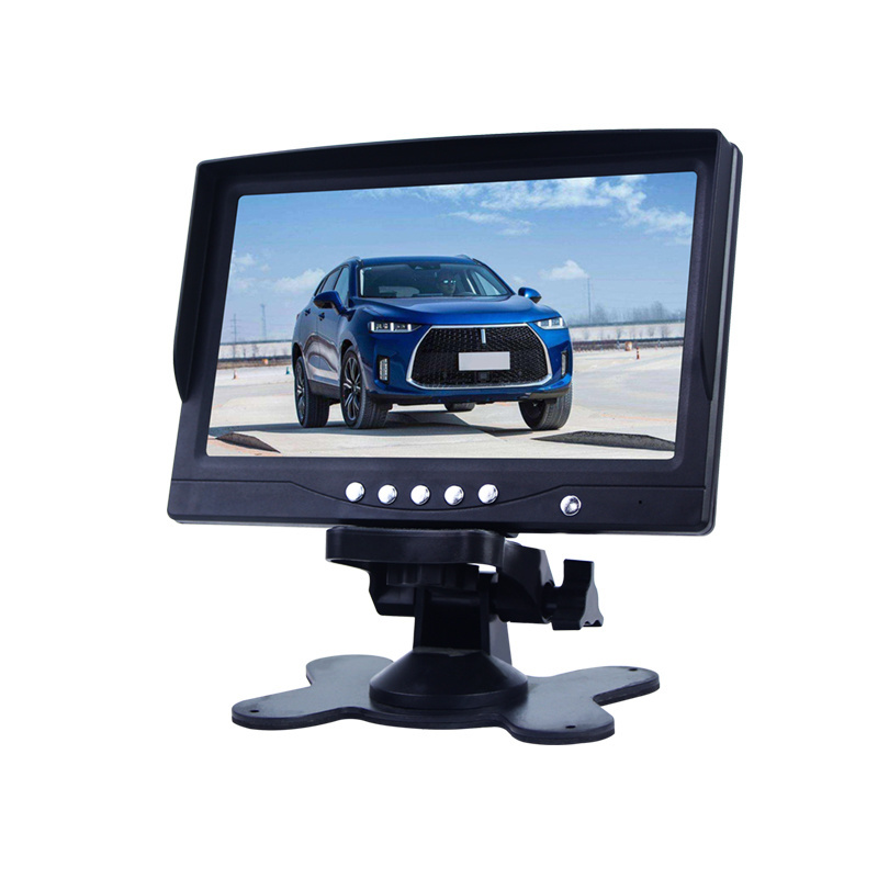 1080P Auto Vehicle Reverse Bus Back Camera Monitor 7 Inch Car Rear View Monitor For 24v Car System