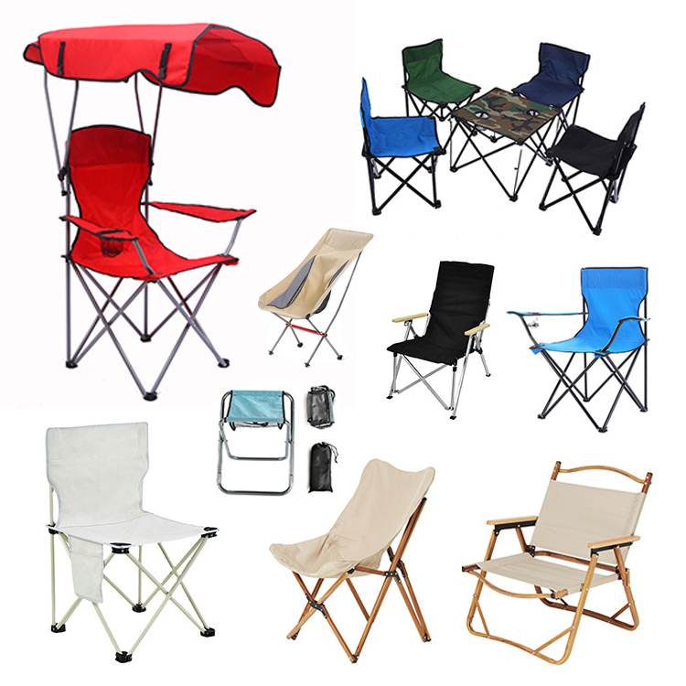 Sillas Plegables Portable Outdoor Beach Chairs Lounge Folding Fishing Camping Chair Foldable Kamp Sandalyesi Sillas De Playa