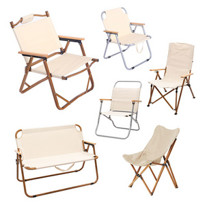 White Metal Aluminum Beach Camping Chairs For Events Outdoor Picnic Garden Dining Sea Chairs Alloy Cadeira De Praia Foldable