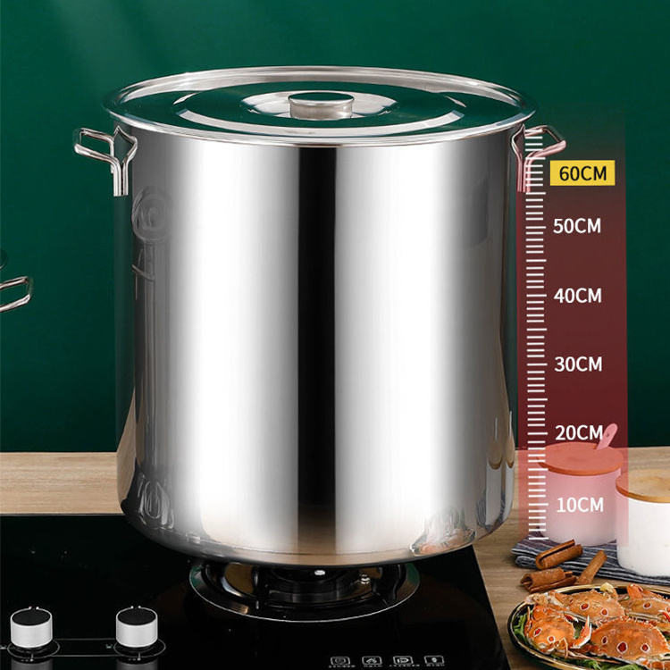 Restaurant 100 200l Liter Multifunctional Stainless Steel Aluminum Heavy Duty Casserole Stock Pot All In One Kitchen Cooking Pot