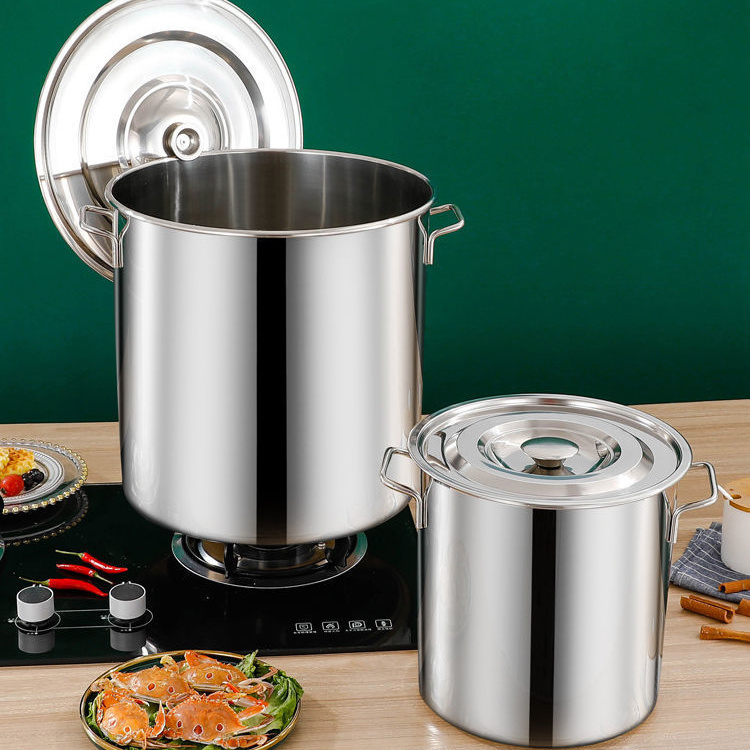 Restaurant 100 200l Liter Multifunctional Stainless Steel Aluminum Heavy Duty Casserole Stock Pot All In One Kitchen Cooking Pot