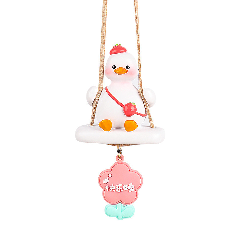 Alfa/islamic Scent Charm Car Pendant Hanging Aromatherapy Diffused Ornament Swing Duck Toy Decorations Car Fragrance Sublimation