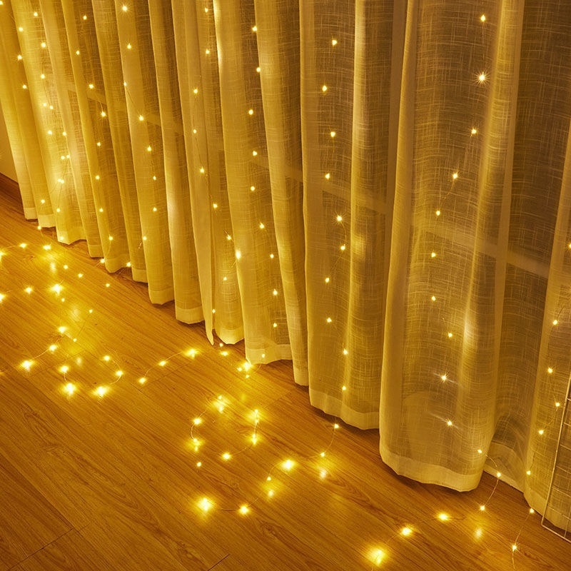 Led Curtain Lights Led String Christmas Garland 220v Waterfall Smart Outdoor New Year Led New 2023 Wholesale Campaign House 2024