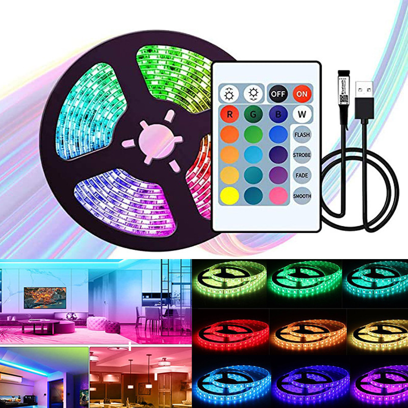 Tv Background Lighting Rgb Led Grow Strip Light With Switch No Dots Products China Wholesale Indoor Warm White Cheap Multi Color