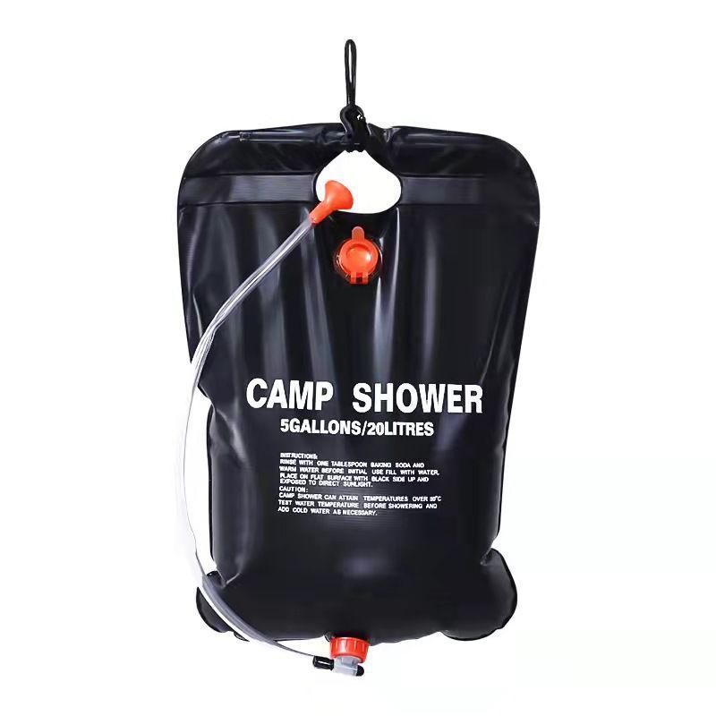 20L PVC Foldable Instant Solar Heat Seal Outdoor Hanging Camping Portable Shower Bag Water Heater Heating Indoor Outdoor Beach