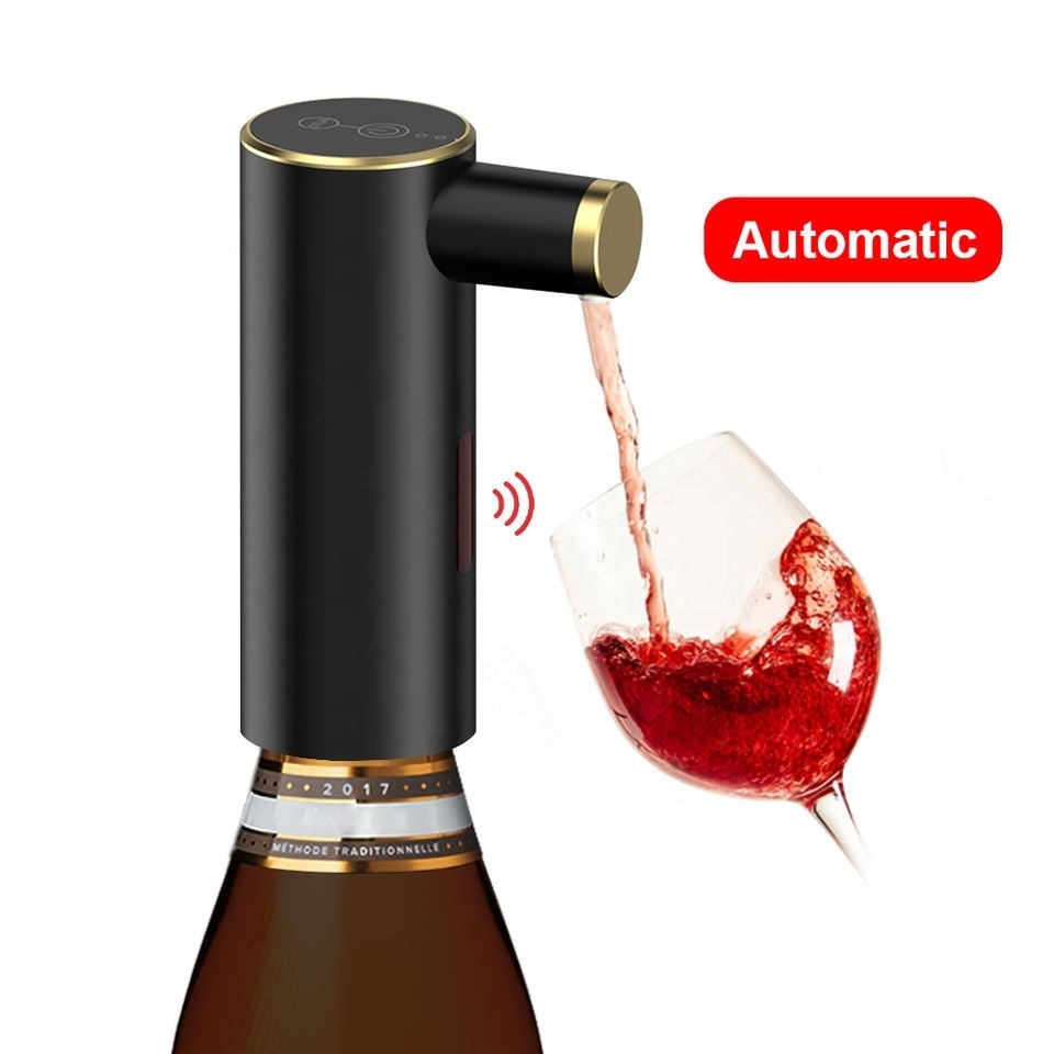 BPA free Plastic alcohol smart automatic spray touchless portable electric bottle  whiskey shot liquor wine dispenser