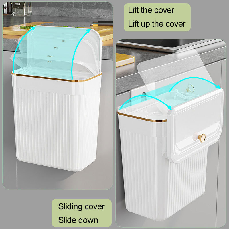 Reasonable Price A Trash Dumpster Waste Clear Kitchen Rubbish Bin With Storage 13 Gallon For The Bathroom Price For Office China