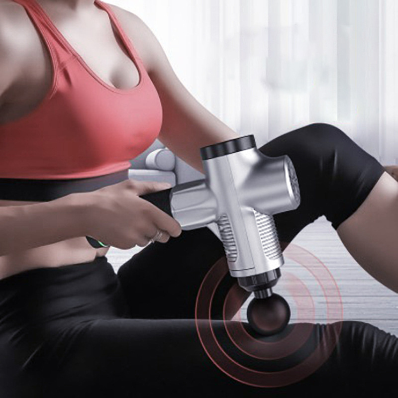 2022 Mini Body Deep Muscle Fascial Massage Gun Fascia Gun Massagegun Heat Pistola De Masaje Muscular Corporal Massage Pistole