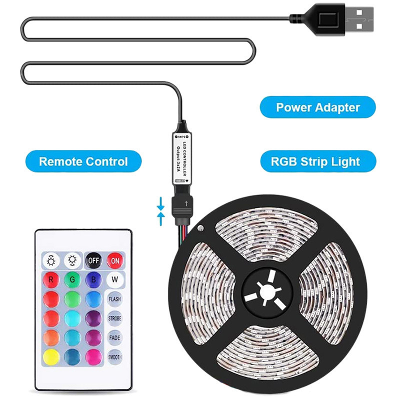 Tv Background Lighting Rgb Led Grow Strip Light With Switch No Dots Products China Wholesale Indoor Warm White Cheap Multi Color