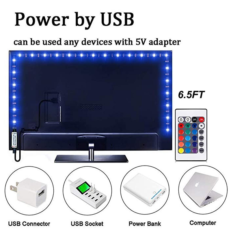 Tv Background Lighting Rgb Led Grow Strip Light With Switch No Dots Products China Wholesale Indoor Warm White Cheap Multi Color