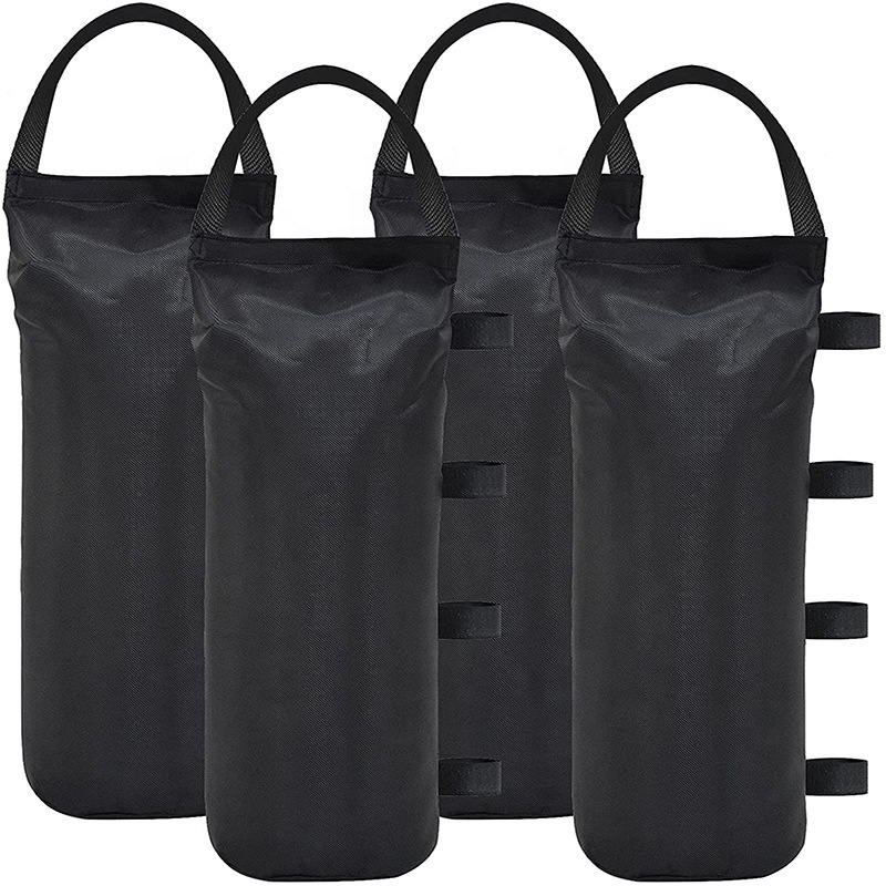 Custom Outdoor Camping Durable Heavy Duty 600 D Oxford Polyester Canopy Tent Fixed Sandbag Leg Weights Stability Sand Bags