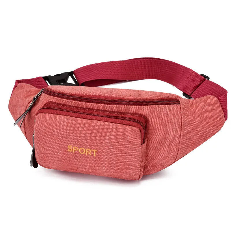 2024 outdoor fashionable cross chest bag Anti Theft Running Fanny Pack men's casual sports running fitness waist bag