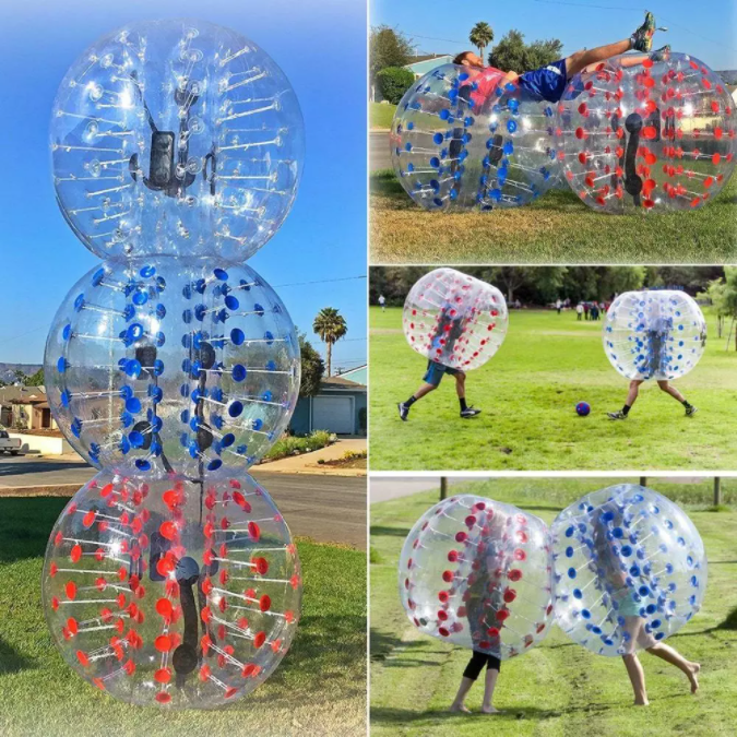 Bettaplay TOU/PVC Zorb Ball Bubble Soccer Ball Body Bumper Ball Inflatable Games For Adults