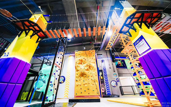 Indoor playground equipment trampoline park equipment