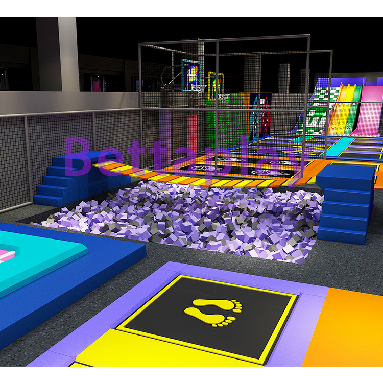 Bettaplay indoor trampoline park playground equipment soft play area kids indoor trampoline park equipment