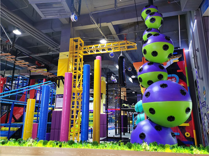 Indoor playground equipment trampoline park equipment