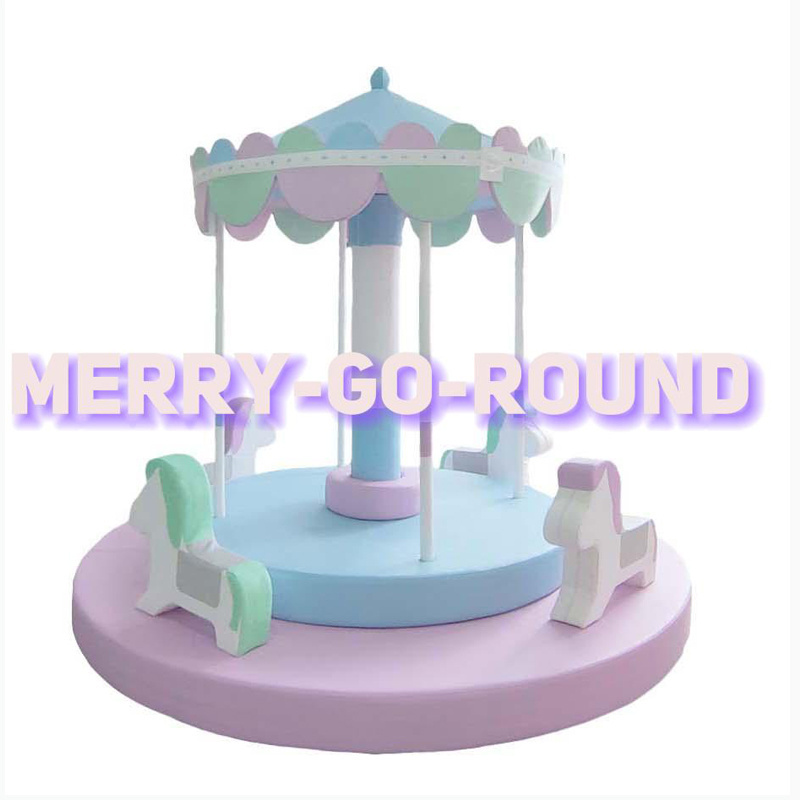 Kids indoor outdoor playground equipment soft play merry go round soft play set party hire