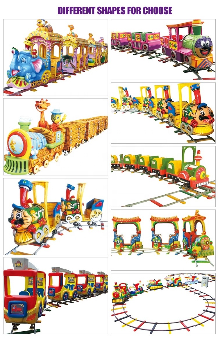 kids ride on train for amusement park, electric train tourist