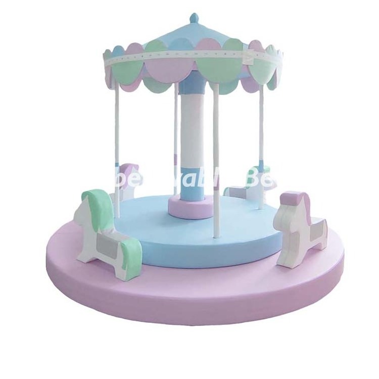 Bettaplay soft play merry go round customized indoor equipment used playground equipment merry go round